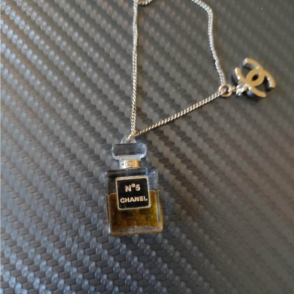 Perfume Bottle Pendant Necklace